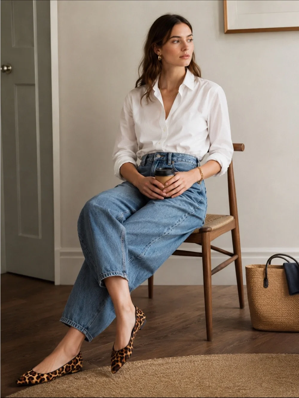 J. Crew chic leopard
